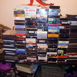 Many VHS AND DVD 