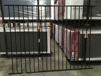 Wrought iron steel fence panels 5’x8’