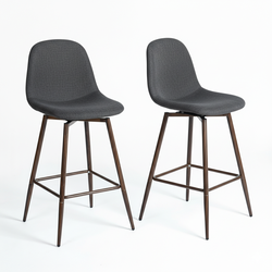 Homy Casa Charlton Counter Swivel Barstool "18.7" for Kitchen and Dining