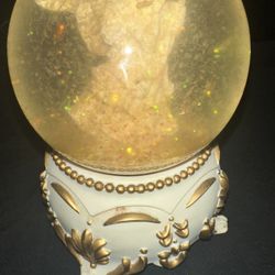 Snow Globe Angel With Music 