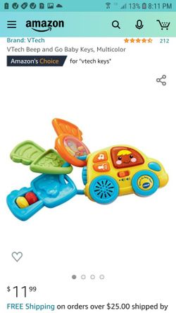 Vtech Beep And Go Baby Keys, Muticolor