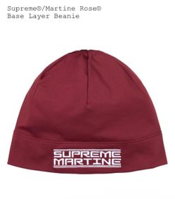 Supreme FW26’ week 9 Supreme Martine Rose Base Layer Beanie Red