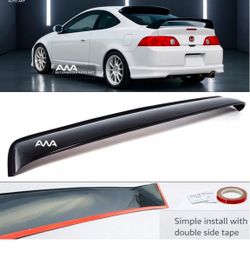 Fit 02-06 Acura RSX DC5 Type-S JDM Rear Window Roof Visor Sun Guard Spoiler Wing