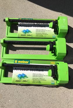 3 Oscillating Sprinklers