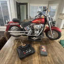 New Bright Harley Davidson Fat Boy