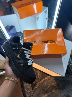 Size 12 LV Trainers Black with box