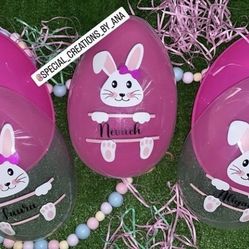 Personalized Jumbo Easter Eggs 🐣 Order yours with your kids names on it