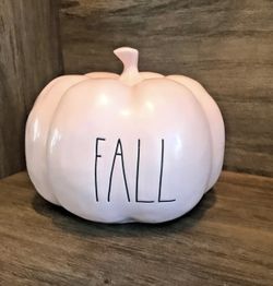 Rae Dunn Halloween Fall By Magenta Pink FALL Pumpkin NEW