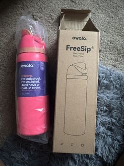 Owala FreeSip 32 oz Insulated Water Bottle – Pink (New)