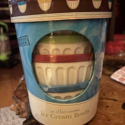 Starbucks Vintage Ice Cream Bowls
