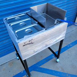 Steam Table With Fryer