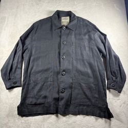 Vintage Structure Le Collezioni Men’s Size Large Linen Chore Jacket #2285