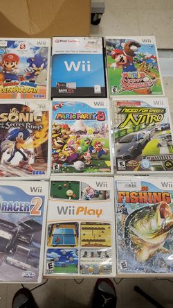 Wii games $5 and up