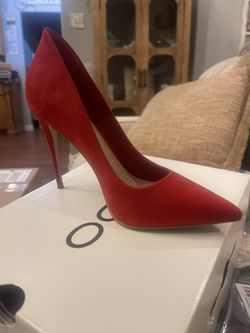Red Aldo heels