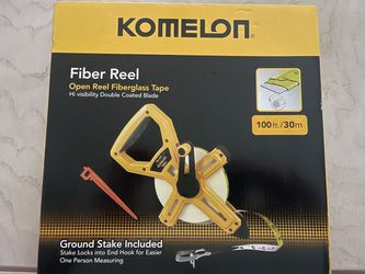 Komelon fiber reel open reel fiberglass tape