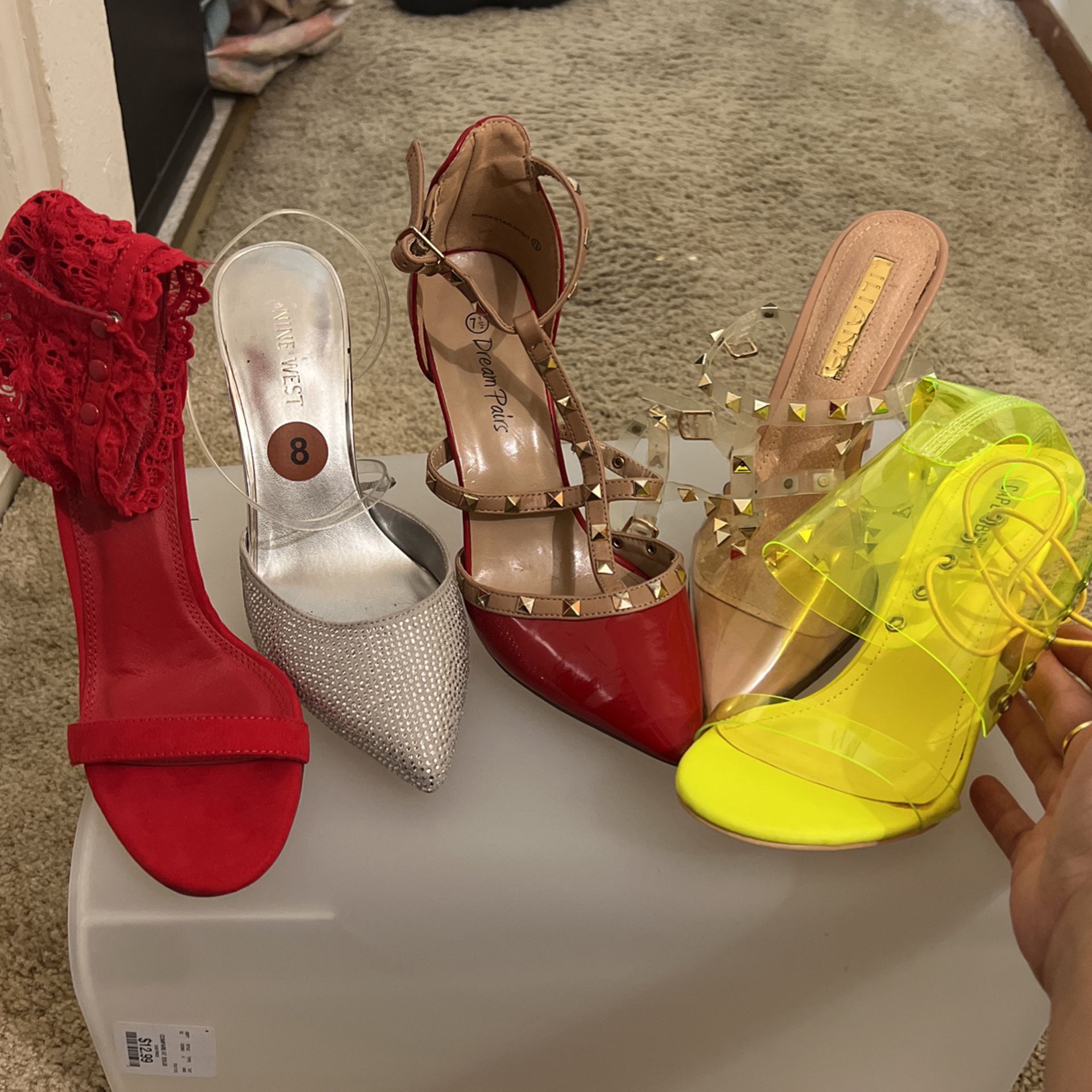 5 Pair Of Heels $7 For All