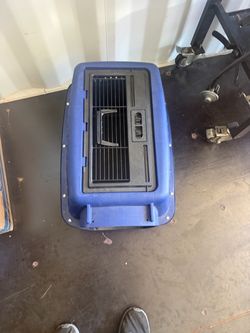 Blue Hard-Shell Pet Travel Carrier
