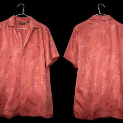 salmon-colored dress shirt