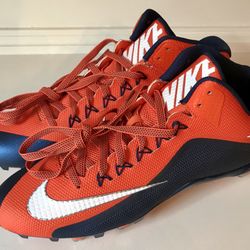 New Nike Alpha Pro 2.0 Cleats Blue & Orange