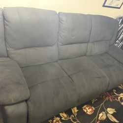 Sofa With Recliners And Center Console