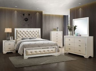 luxury retreat with this elegant, modern bedroom set—designed to impress and built for comfort.