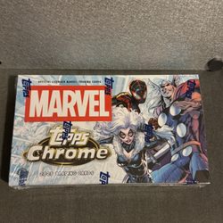 2025 Topps Chrome Marvel Hobby Box