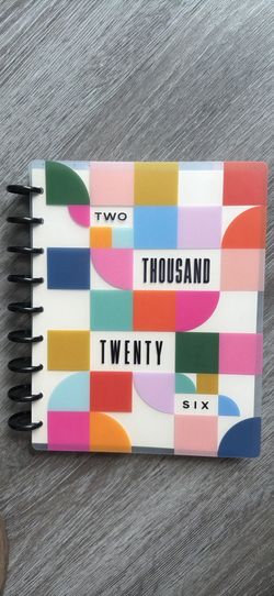 Brand new 2026 agenda never used
