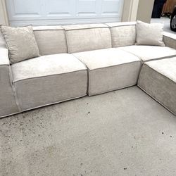 Rove Concepts, M1 Sofa Sectional in Silicon Sand,  Like New