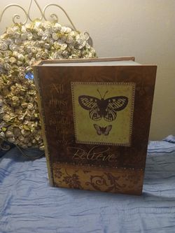 Faux London Book Box Storage