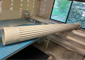 Columns PermaCast® Plus Fluted Round Columns 10ft - HB&G Building Product
