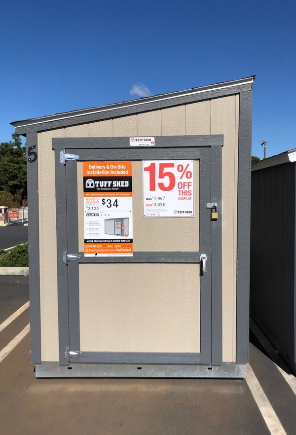 tuff shed sundance series lean-to 6x10 display for sale in