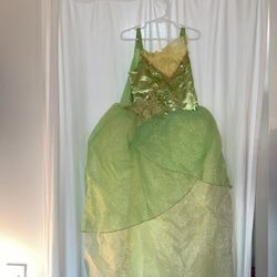 Princess Tiana Costume Dress