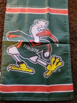 University of Miami Hurricanes Garden Flag