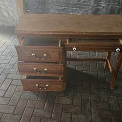 Desk All Wood By BASSETT
