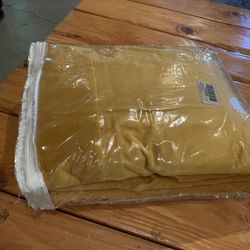 Gold Velvet Drapes Curtains 4 Pairs
