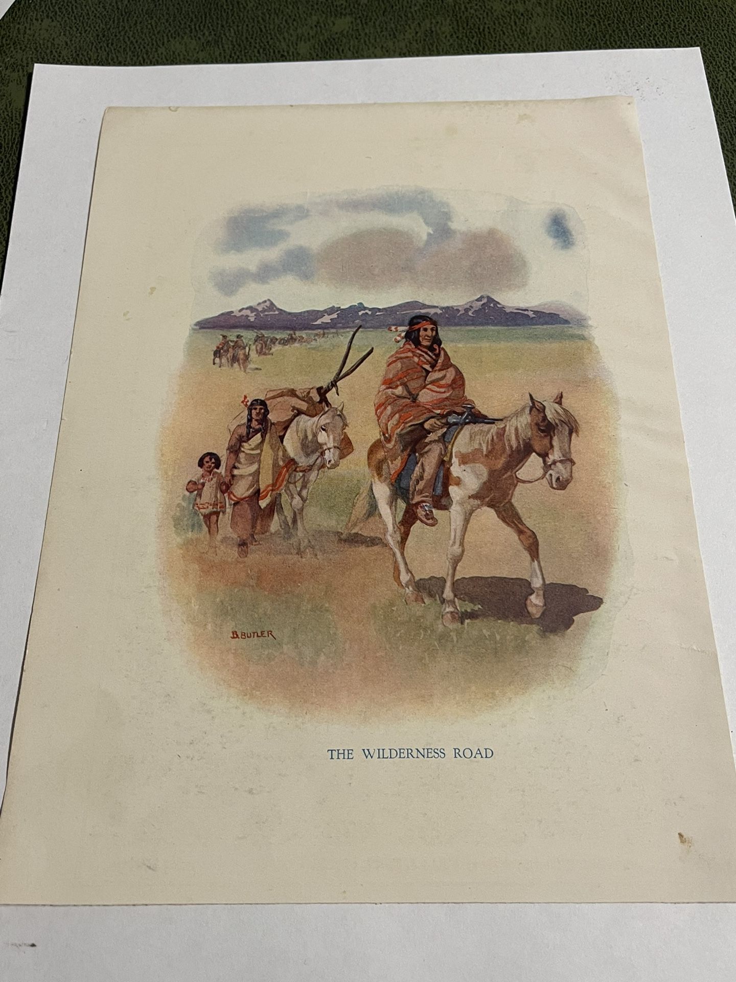 b butler the wilderness road print 7”x9”