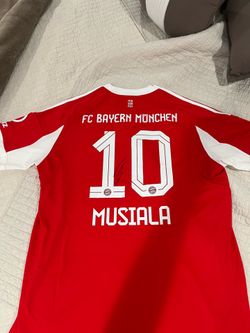Signed Musiala soccer jersey