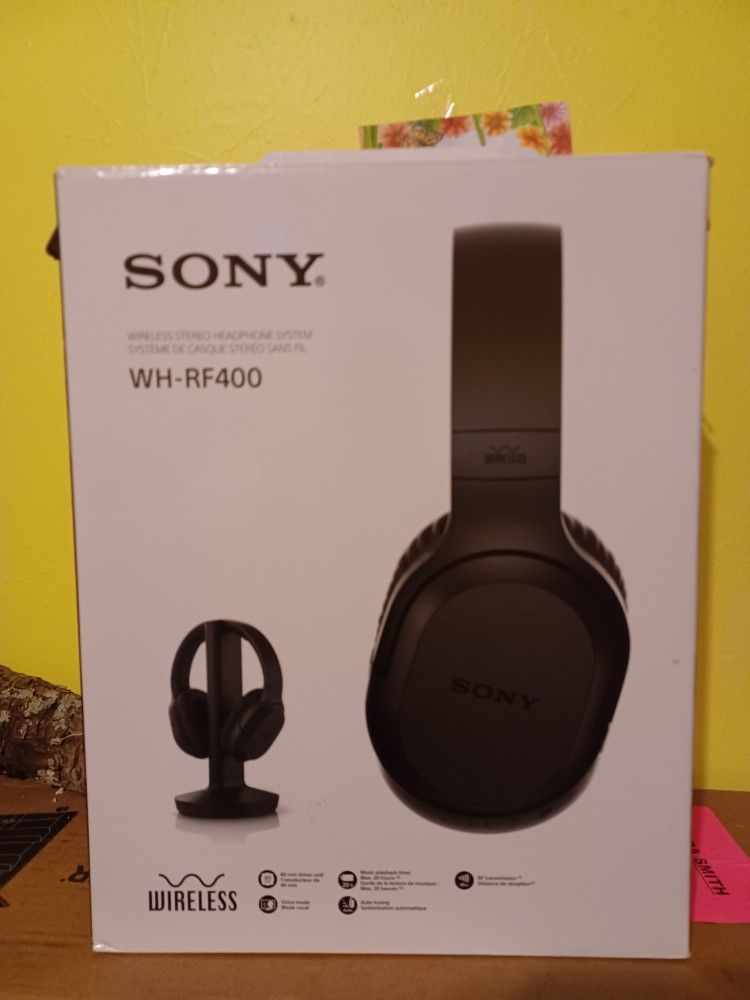 sony wireless headphone system wh-rf400