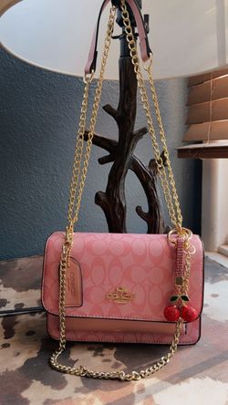 Coach Signature Crossbody Bag Pink