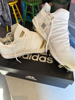 Adidas Afterburner 6 Gold Baseball Cleats