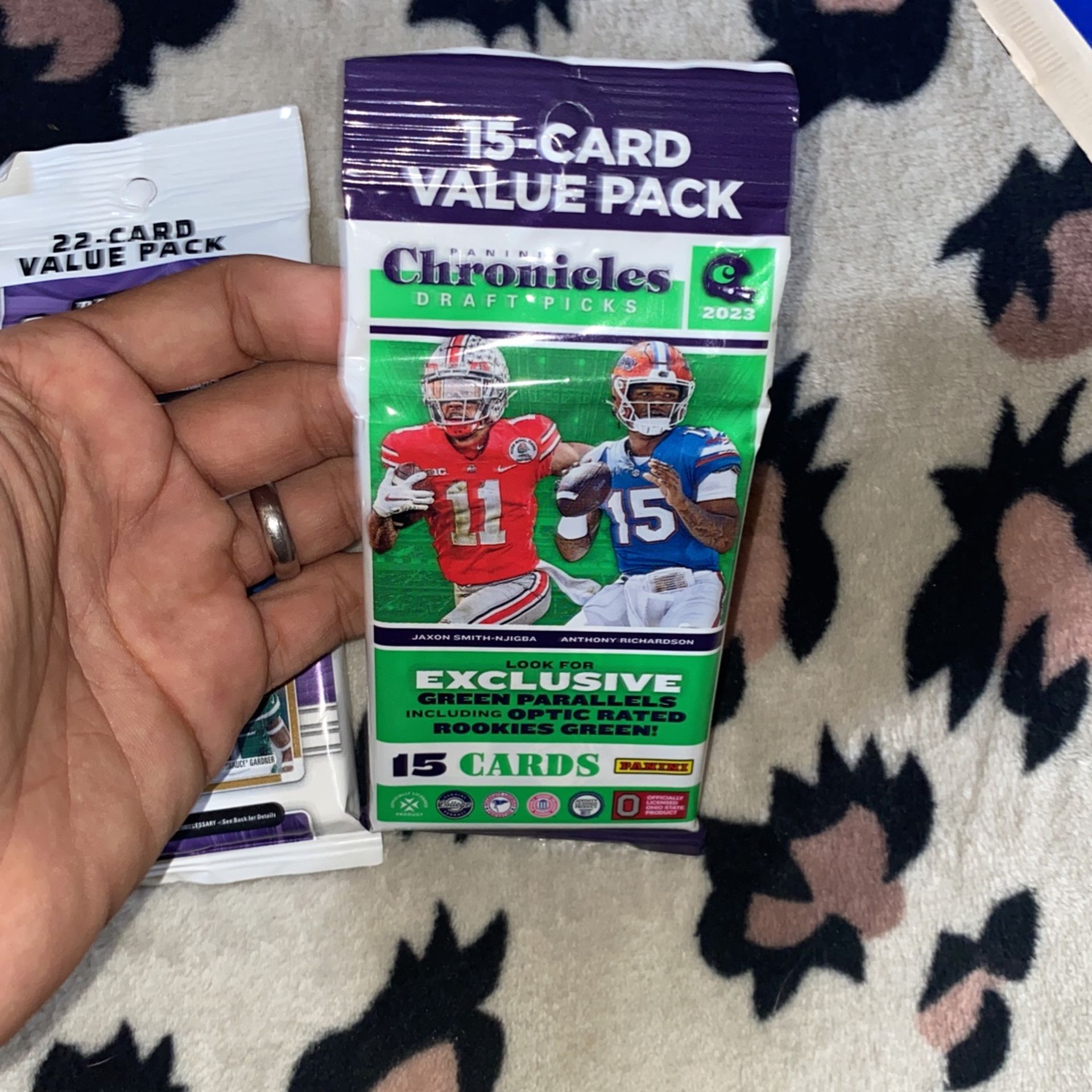 2022/23 Panini NFL Fat Pack Lot!! Contenders & Chronicles Draft Picks!! Both Sealed!!