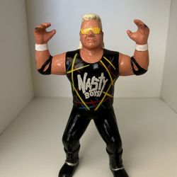 VINTAGE WCW OSFTM NASTY BOYS TAG TEAM HARD RUBBER ACTION FIGURE 1994 Knobbs