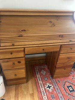 vintage roll top desk