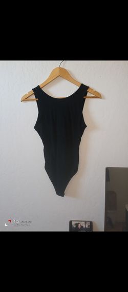 Open back Black body suit