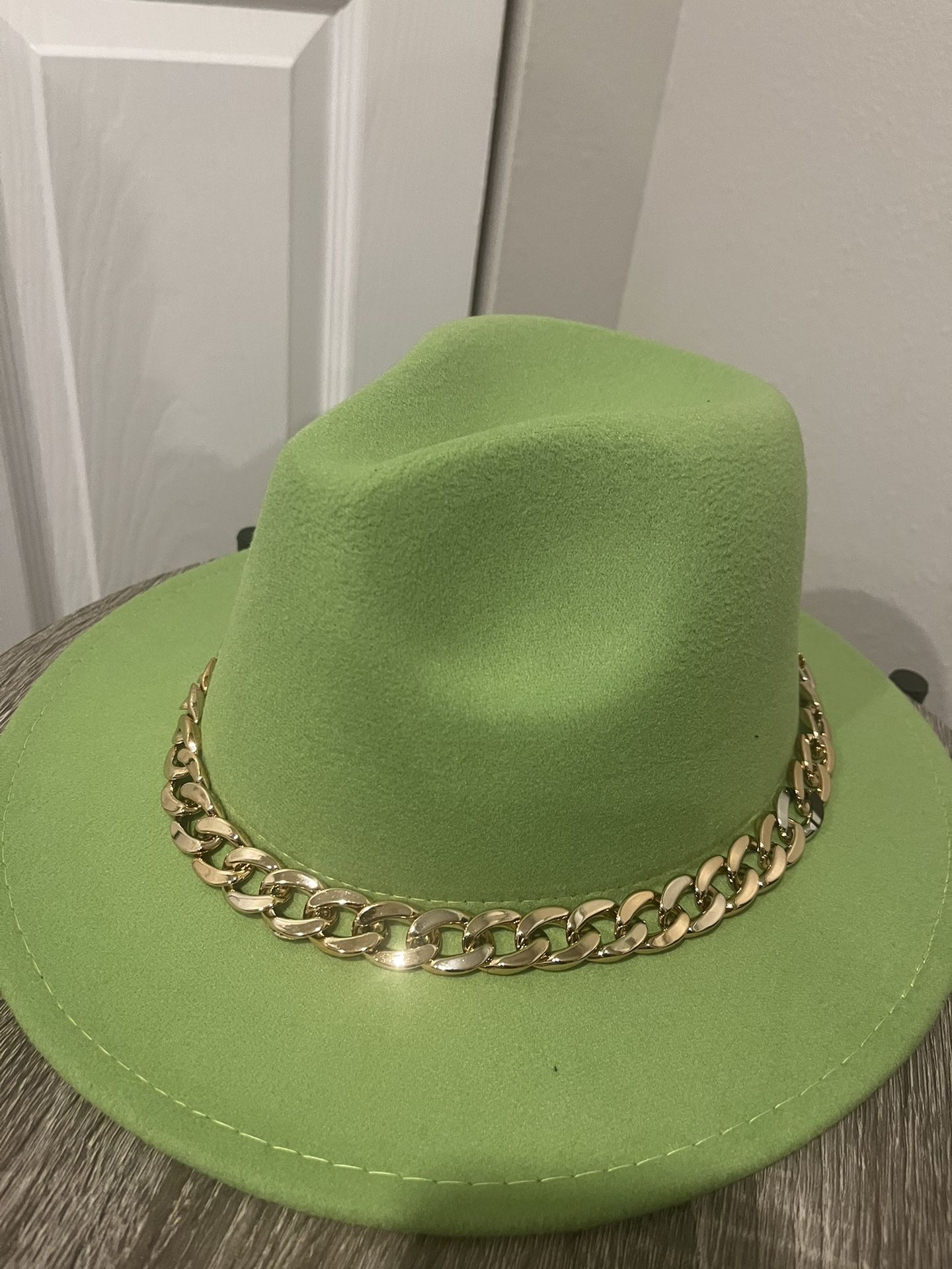 A Green Cowgirl Hat