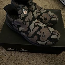 Adidas X Bathing Ape Ultra Boost Uncaged Size 9.5 Pre Owned
