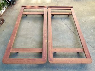 Vintage MCM Laszlo Solid Wood Bedframes King/Twin