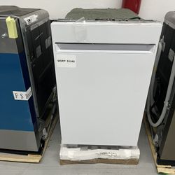 ⚪️ GE Profile™ 18" ADA Compliant Stainless Steel Interior Dishwasher with Sanitize Cycle