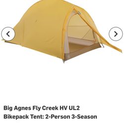 Big Agnes Hiking Tents/Sleeping Bags 