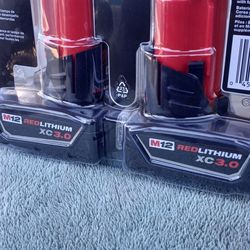 Milwaukee M12 3.0ah batteries